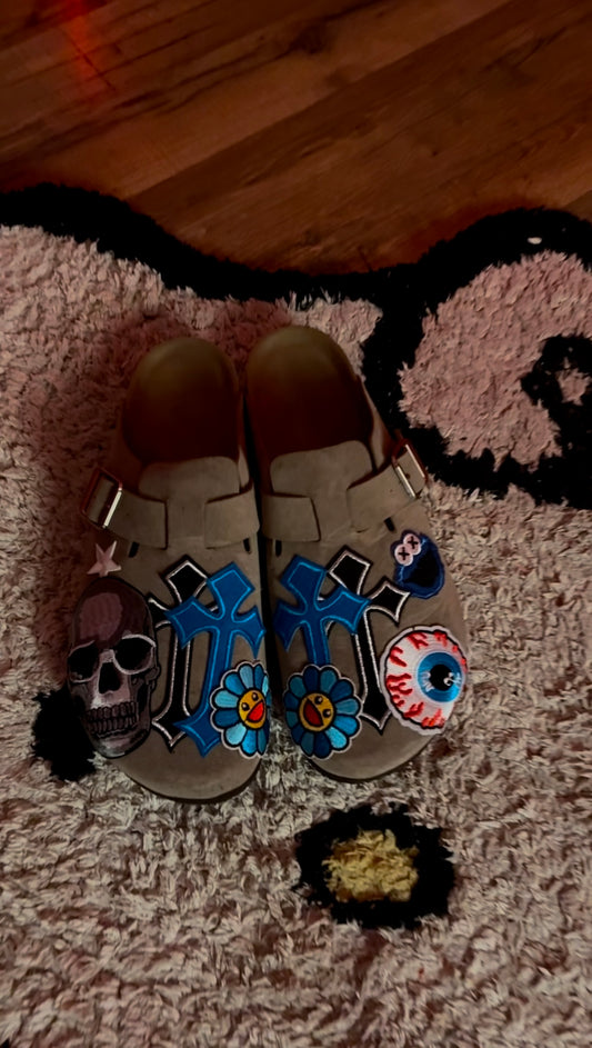 Patched Cloggs